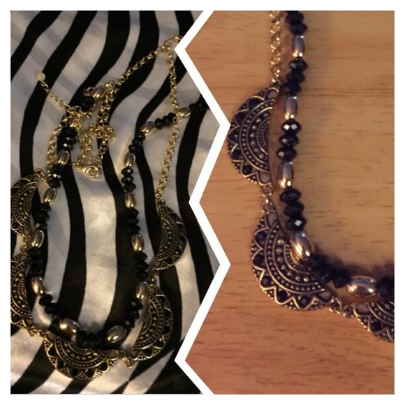 😎Maya Double Layered Necklace - Picture 2 of 4